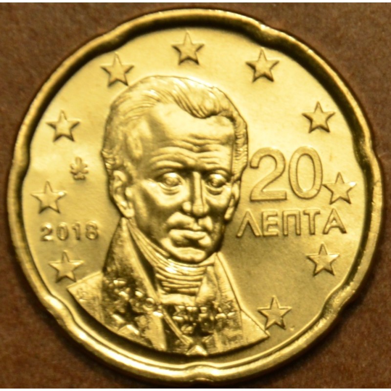 Euromince mince 20 cent Grécko 2018 (UNC)
