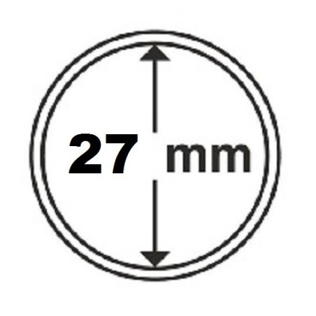 Euromince mince 27 mm Leuchtturm kapsula na nemecké 5 euro mince (1...