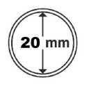 20 mm Leuchtturm capsula for 10 cent coin