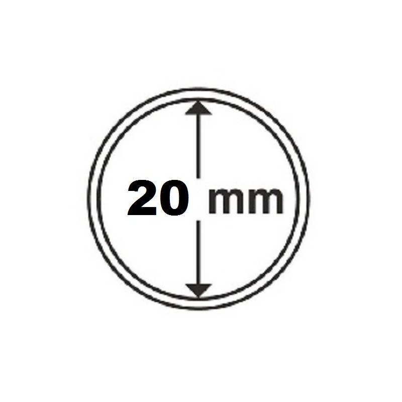 eurocoin eurocoins 20 mm Leuchtturm capsula for 10 cent coin