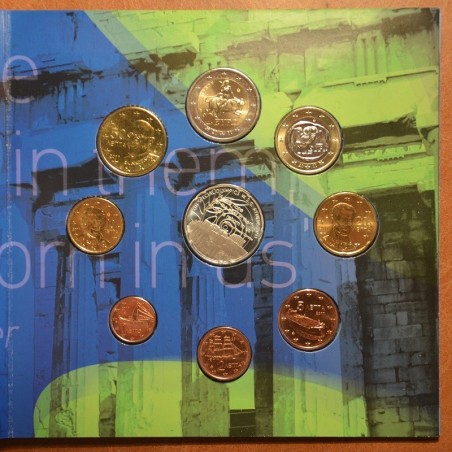 eurocoin eurocoins Greece 2011 set of coins with 10 Euro coin (BU)