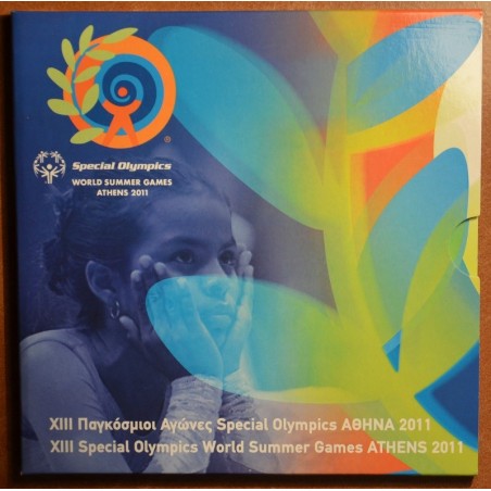 Euromince mince Grécko 2011 sada mincí s 10 Euro mincou (BU)