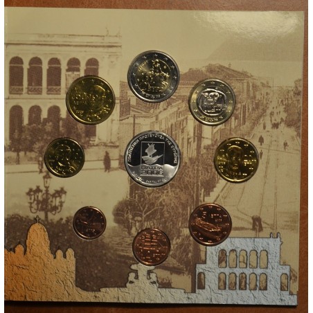 Euromince mince Grécko 2006 sada mincí s 10 Euro mincou (BU)