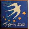 eurocoin eurocoins Greece 2003 set of coins with 10 Euro coin (BU)