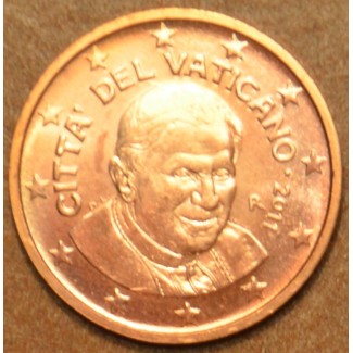 Euromince mince 1 cent Vatikán 2011 (BU)