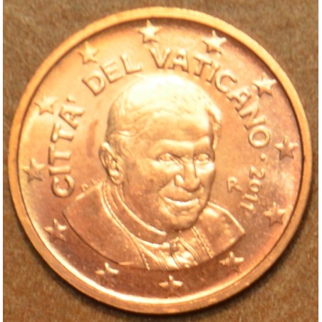Euromince mince 5 cent Vatikán 2011 (BU)