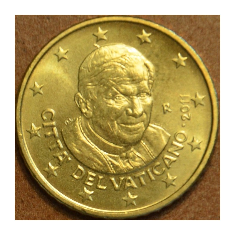 Euromince mince 10 cent Vatikán 2011 (UNC)