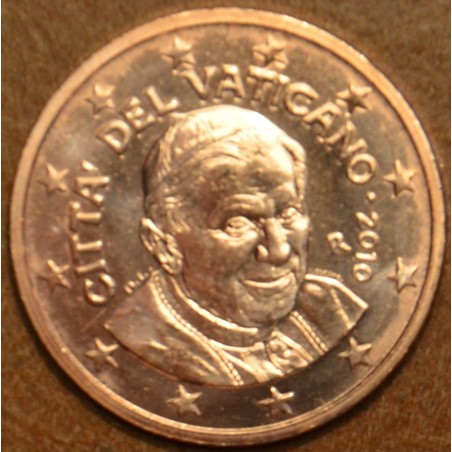 eurocoin eurocoins 1 cent Vatican 2010 (BU)