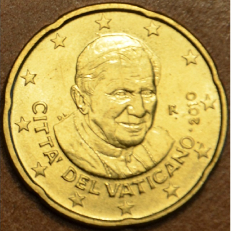 Euromince mince 20 cent Vatikán 2010 (UNC)