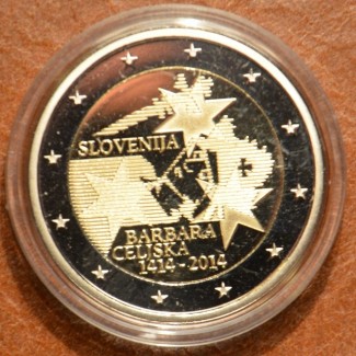 euroerme érme 2 Euro Szlovénia 2014 - Cillei Borbála koronázásának ...