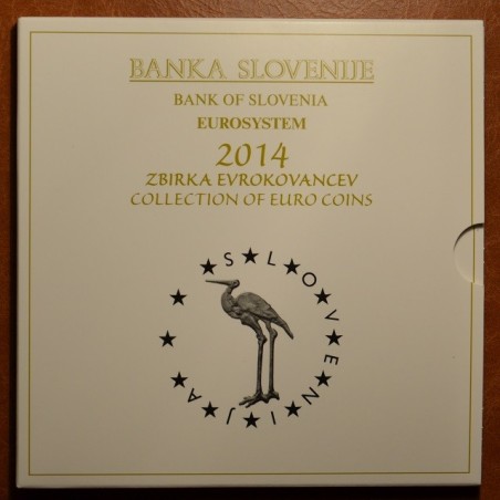 euroerme érme Szlovénia 2014 - 10 darabos forgalmi sor (BU)