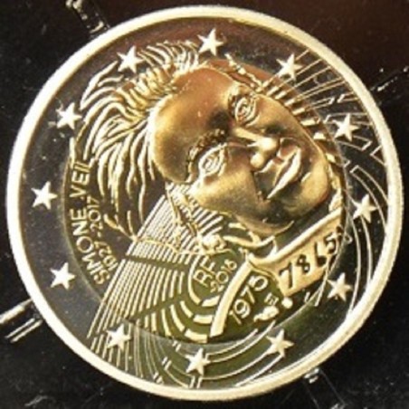 euroerme érme 2 Euro Franciaország 2018 - Simone Veil (Proof)