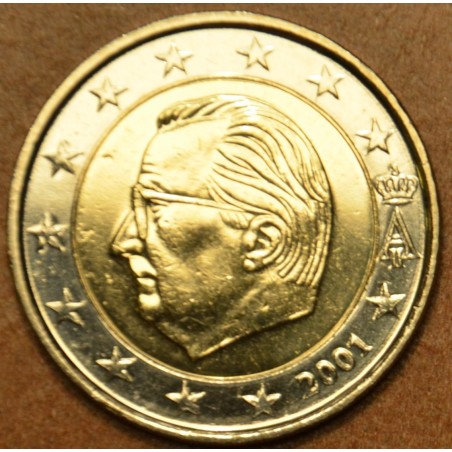 Euromince mince 2 Euro Belgicko 2001 - Albert II. (UNC)
