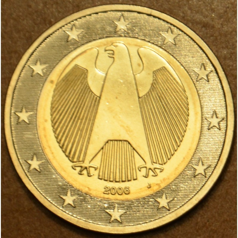 Euromince mince 2 Euro Nemecko \\"J\\" 2006 (UNC)