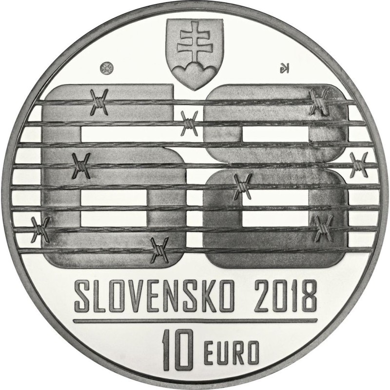 euroerme érme 10 Euro Szlovákia 2018 - 1968 augusztus (BU)