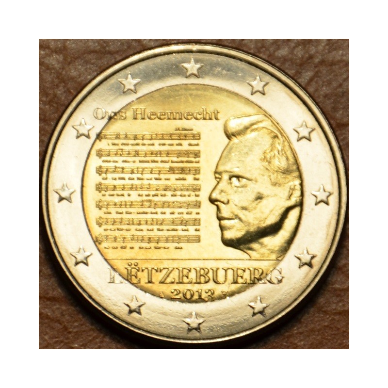 Euromince mince 2 Euro Luxembursko 2013 - Národná hymna (UNC)