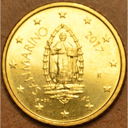 Euromince mince 50 cent San Marino 2017 - Nový design (UNC)
