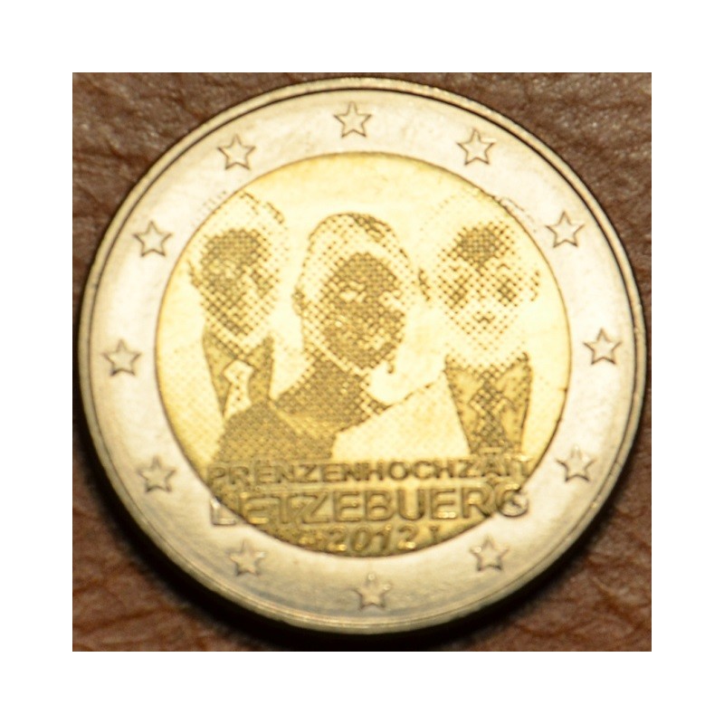 Euromince mince 2 Euro Luxembursko 2012 - Královská svadba (UNC)