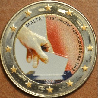 2 Euro Malta 2011 - Constitutional history – first election of representatives in 1849 (colored UNC)