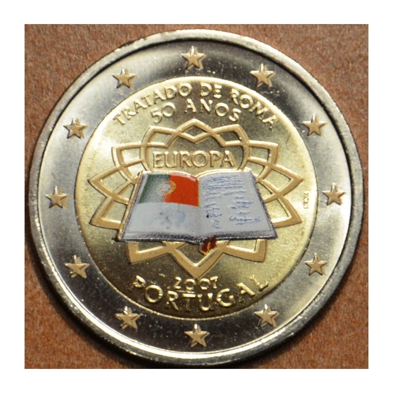 Euromince mince 2 Euro Portugalsko 2007 - 50 rokov Rímskej zmluvy (...