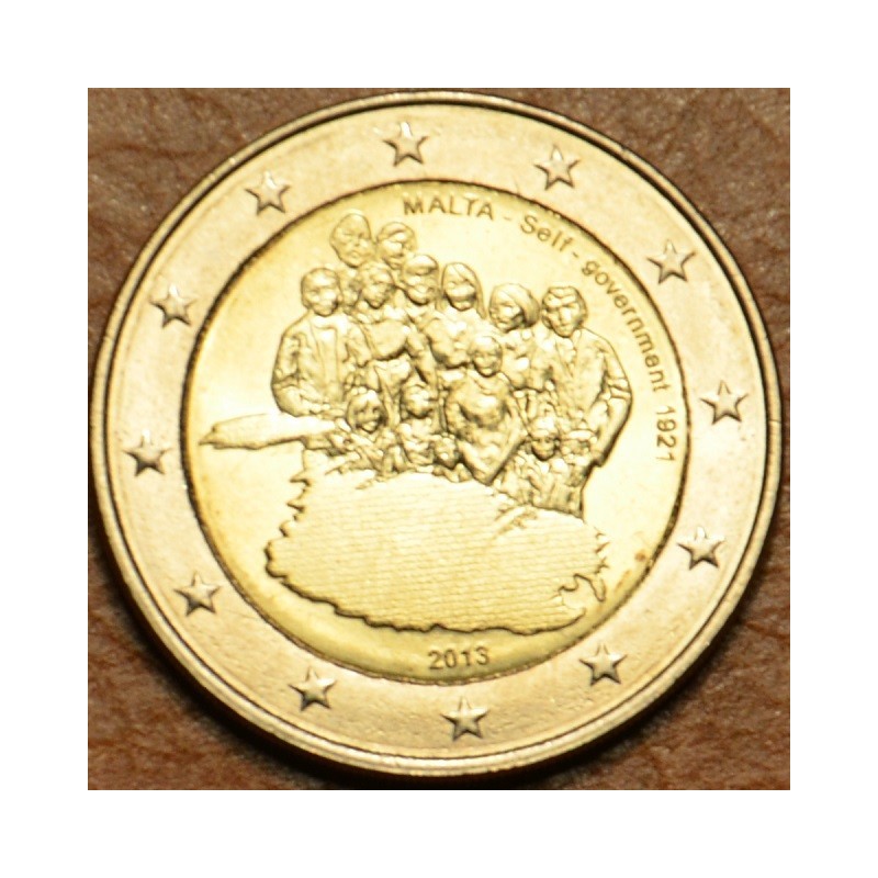 eurocoin eurocoins 2 Euro Malta 2013 - 1921 Self Government (UNC)