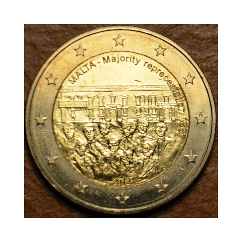 eurocoin eurocoins 2 Euro Malta 2012 - 1887 Majority Representation...