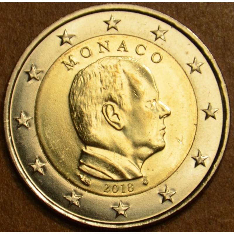 Euromince mince 2 Euro Monaco 2018 (UNC)