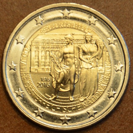 Euromince mince 2 Euro Rakúsko 2016 - 200 rokov Rakúskej národnej b...