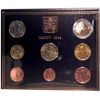 Euromince mince Sada 8 euromincí Vatikan 2014 (BU)