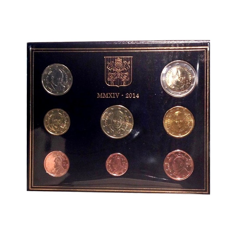 Euromince mince Sada 8 euromincí Vatikan 2014 (BU)