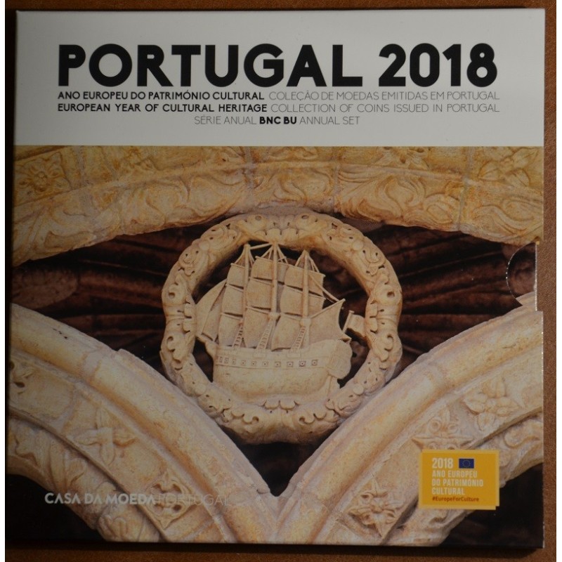 euroerme érme Portugália 2018 - 8 részes forgalmi sor (BU)