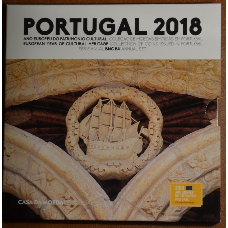 Euromince mince Portugalsko 2018 sada 8 mincí (BU)