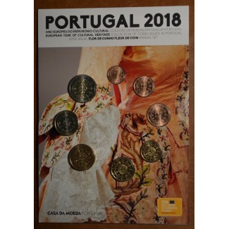 euroerme érme Portugália 2018 - 8 részes forgalmi sor (UNC)