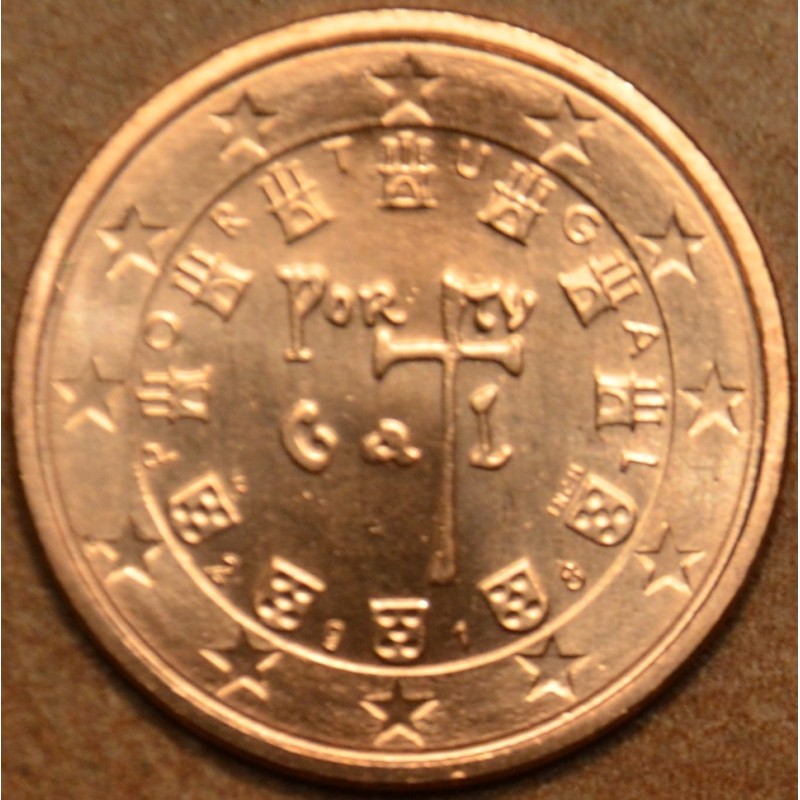 eurocoin eurocoins 1 cent Portugal 2018 (UNC)