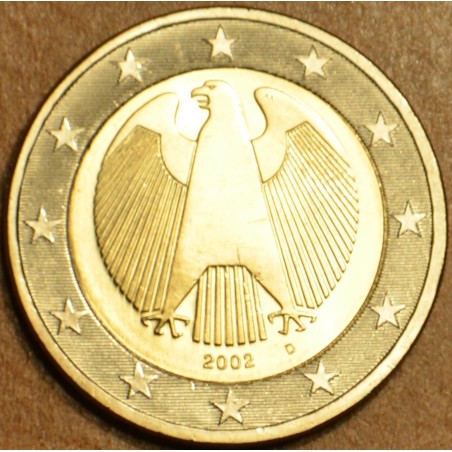 euroerme érme 2 Euro Németország \\"D\\" 2002 (UNC)