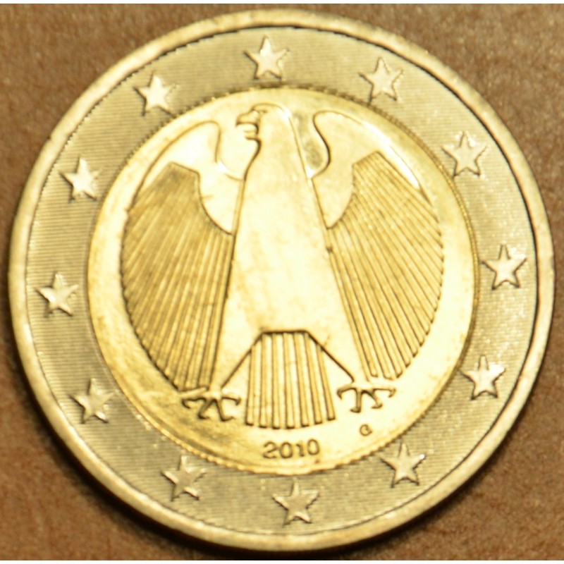 euroerme érme 2 Euro Németország \\"G\\" 2010 (UNC)