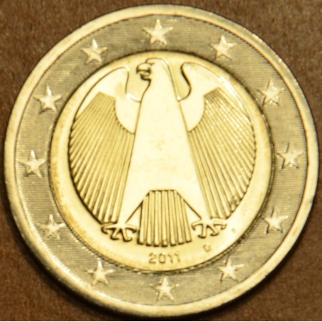 Euromince mince 2 Euro Nemecko \\"D\\" 2011 (UNC)