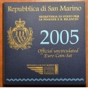 San Marino 2005 official set with 5 Euro Ag coin (BU)