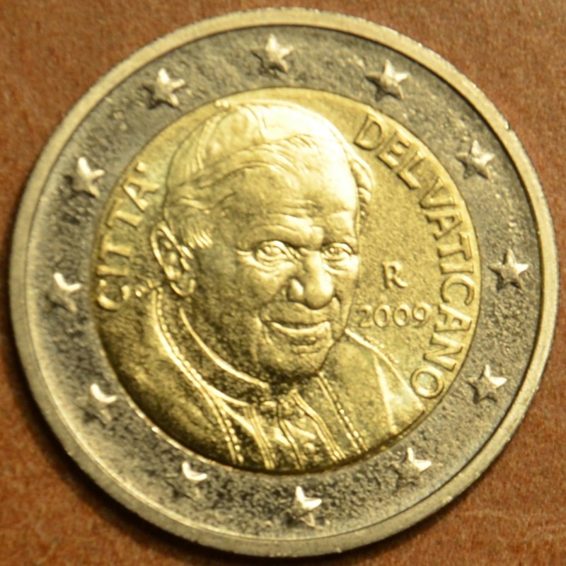 Euromince mince 2 Euro Vatikán 2009 - Benedikt XVI. (BU)