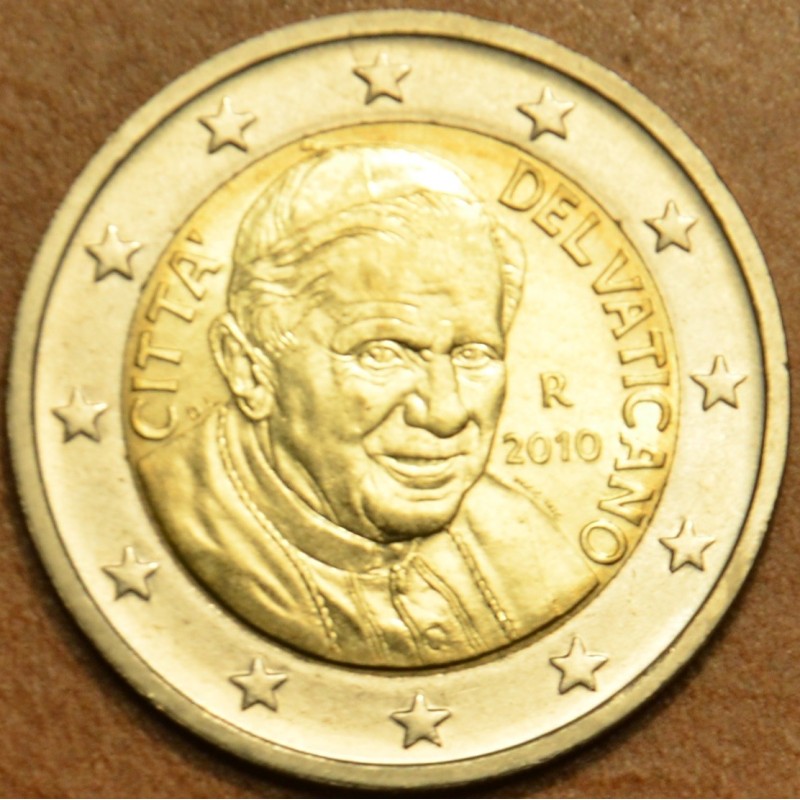 Euromince mince 2 Euro Vatikán 2010 Benedikt XVI. (BU)