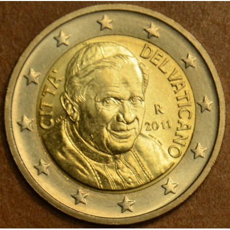 Euromince mince 2 Euro Vatikán 2011 Benedikt XVI. (BU)