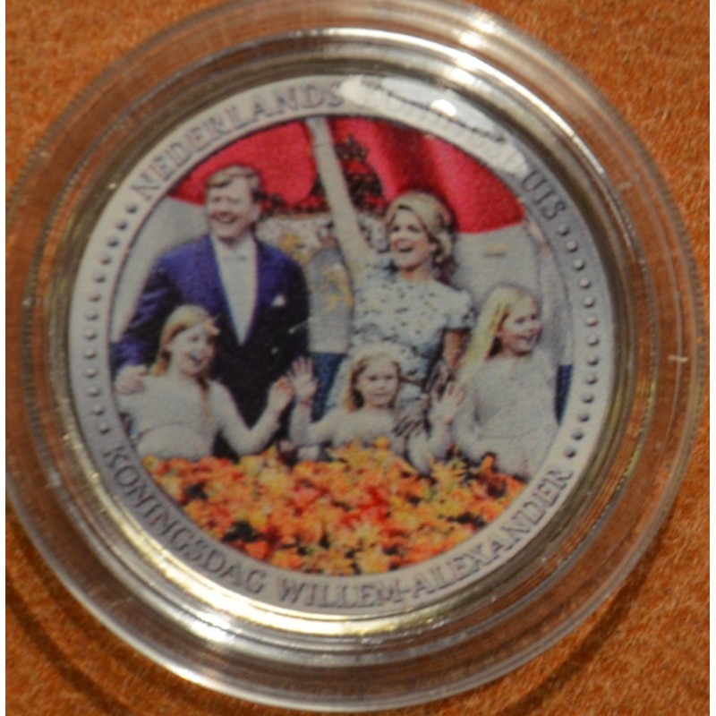 Euromince mince 2 Euro Holandsko séria Kráľovstvo - Rodina (farebná...