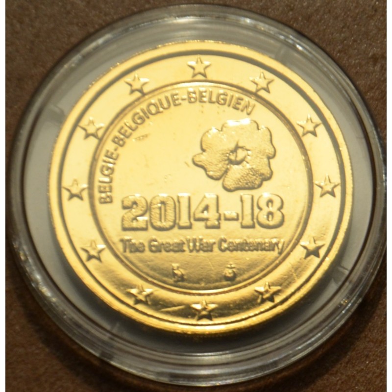 eurocoin eurocoins 2 Euro Belgium 2014 - The Great War Centenary (g...