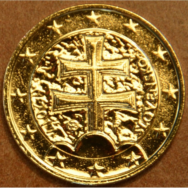 Euromince mince 2 Euro Slovensko 2017 (pozlatená UNC)