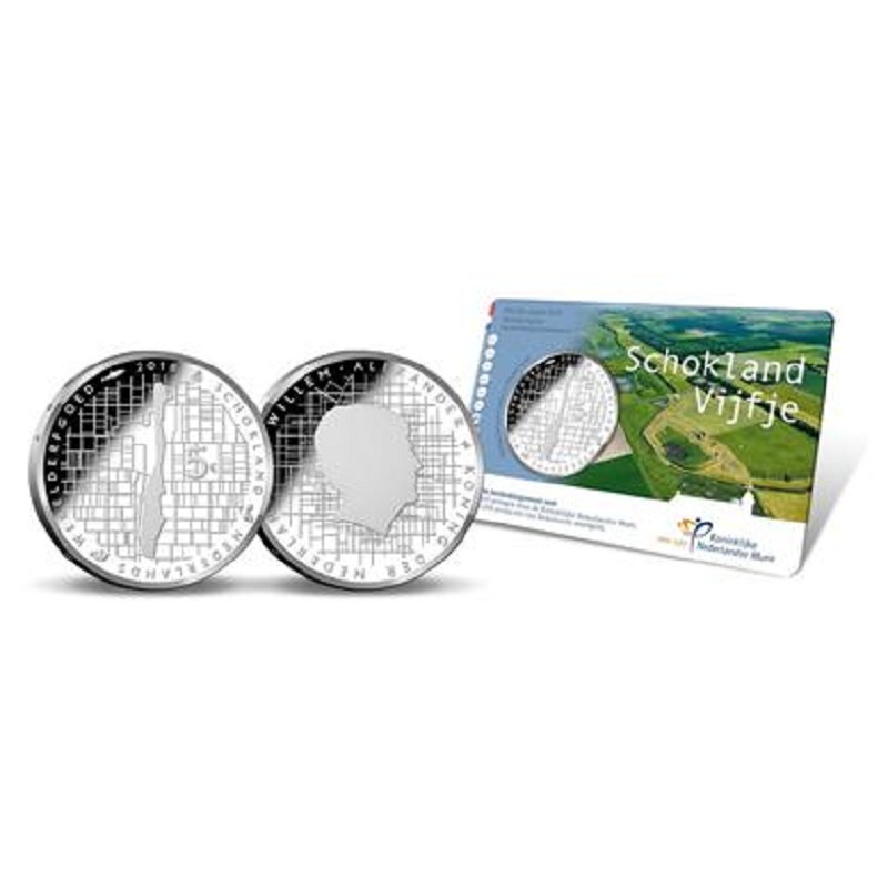 eurocoin eurocoins 5 Euro Netherlands 2018 - Schokland (UNC)