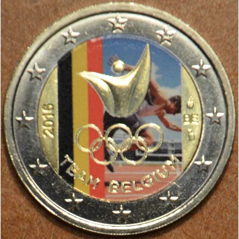 eurocoin eurocoins 2 Euro Belgium 2016 - Olympic team of Belgium IV...
