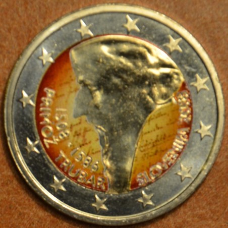 euroerme érme 2 Euro Szlovénia 2008 - 500 éve született Primoz Trub...