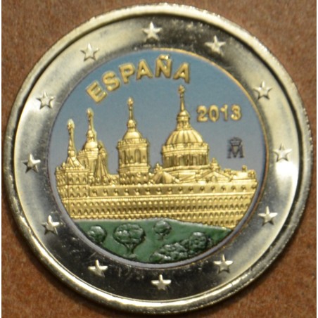 Euromince mince 2 Euro Španielsko 2013 - Kláštor sv. Vavrinca z el ...