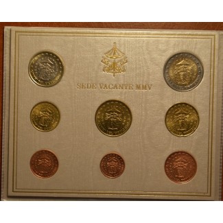 Euromince mince Sada 8 euromincí Vatikan 2005 Sede Vacante (BU)