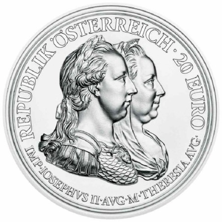 euroerme érme 20 Euro Ausztria 2018 Mária Terézia Bölcsesség és ref...